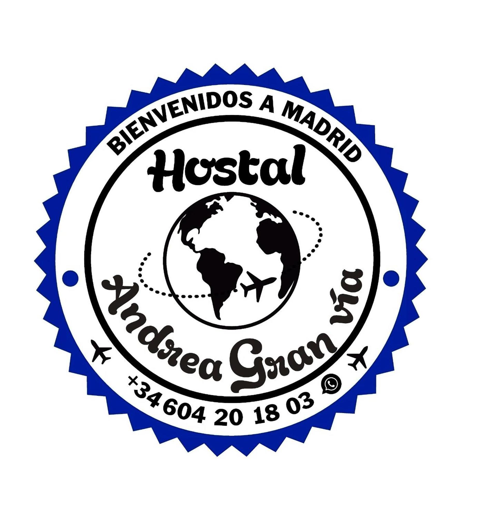 Hostal Andrea Granvia Madrid Buitenkant foto